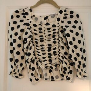 Amor & Little Girls Polka Dot Top